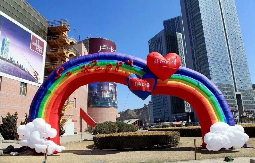桂林彩虹充气拱门