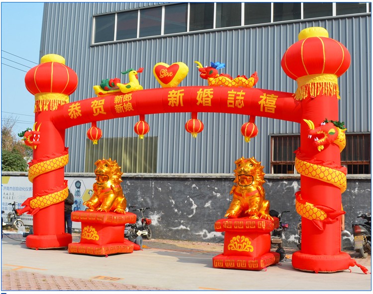 桂林节庆充气立柱
